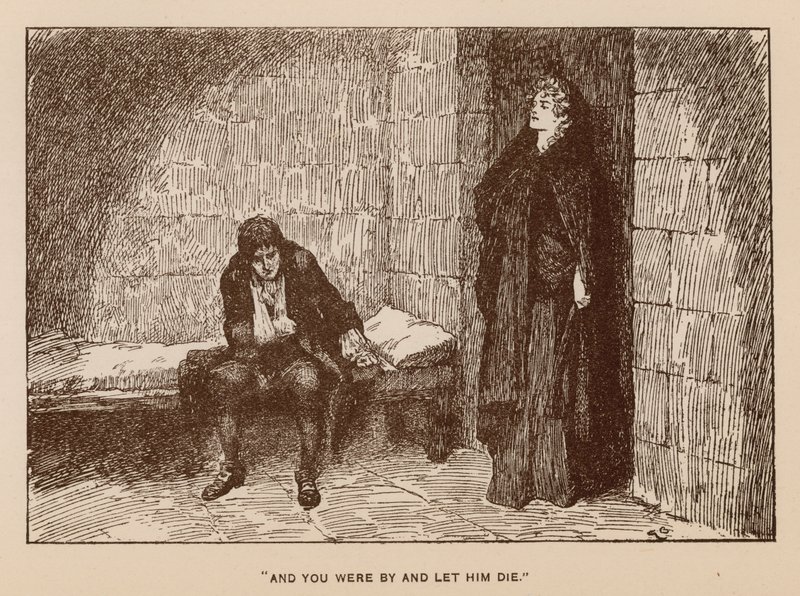 Illustration for The History of Henry Esmond by Thackeray by Gordon Frederick (after) Browne