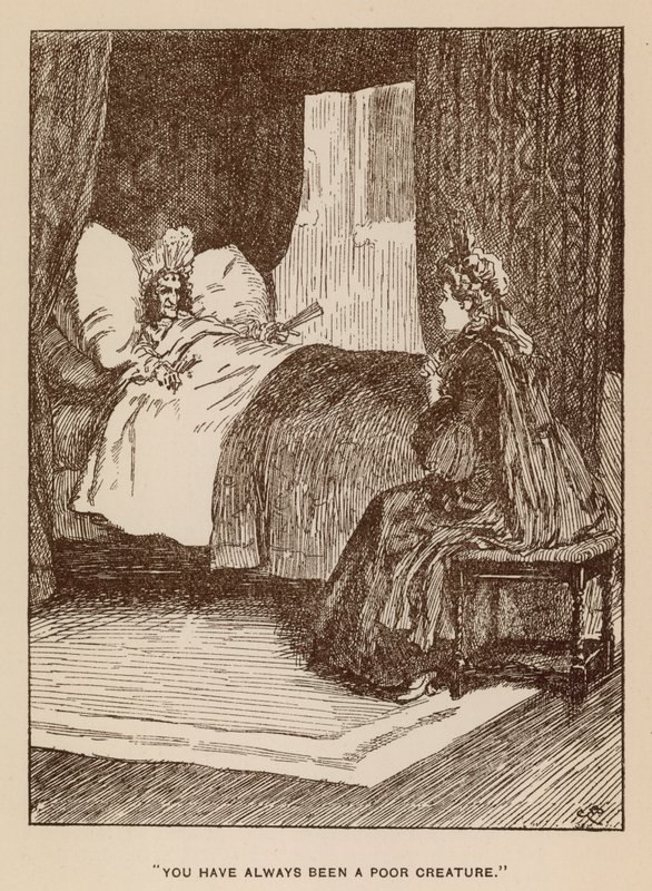 Illustration for The History of Henry Esmond by Thackeray by Gordon Frederick (after) Browne