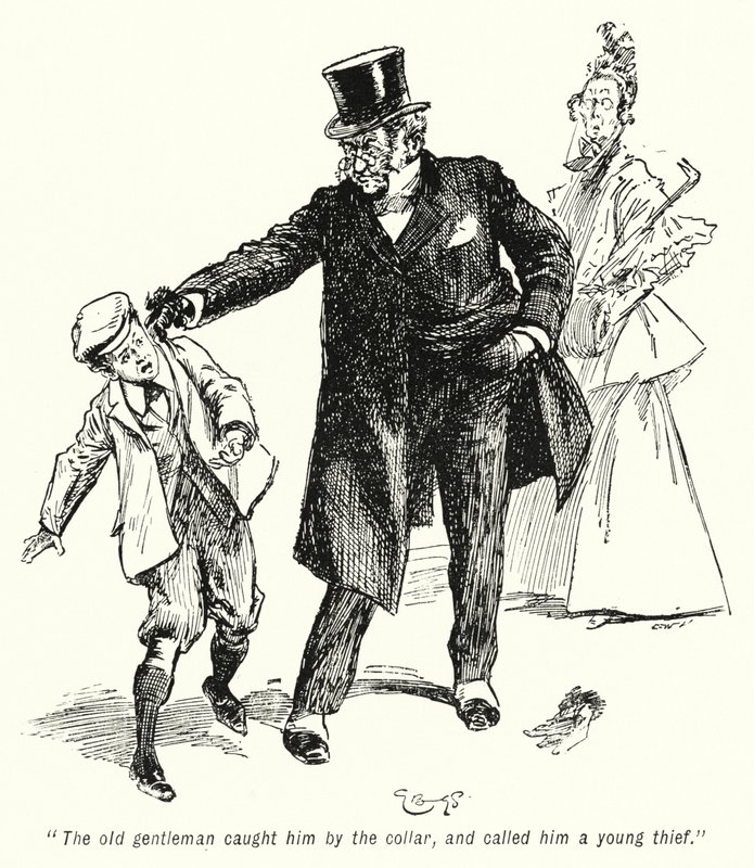 Illustration for The Story of the Treasure Seekers by E Nesbit by Gordon Frederick Browne
