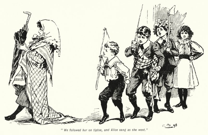 Illustration for The Story of the Treasure Seekers by E Nesbit by Gordon Frederick Browne