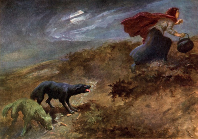 Illustration for The Tale of the Cauldron by Gordon Frederick Browne