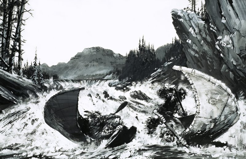 Alexander Mackenzie Begins His Quest to Find a Route Across Canada with a Hair-Raising River Ride by Graham Coton