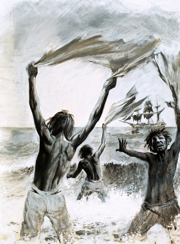 Castaways on Asuncion Island by Graham Coton