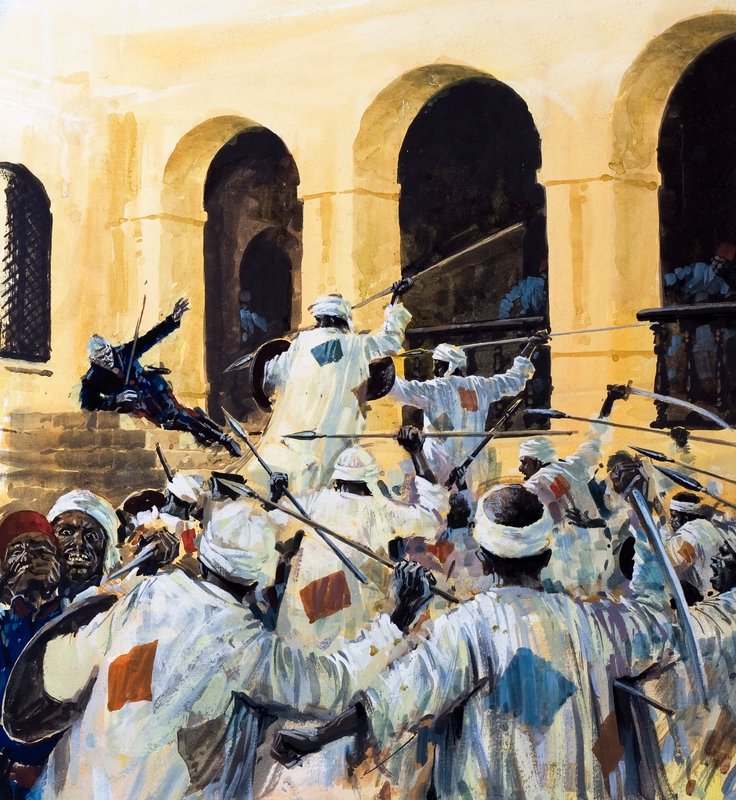 Death of General Gordon of Khartoum by Graham Coton