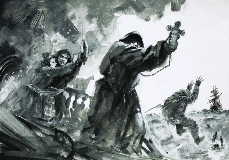 Fighting Aboard a Portuguese Carrack by Graham Coton