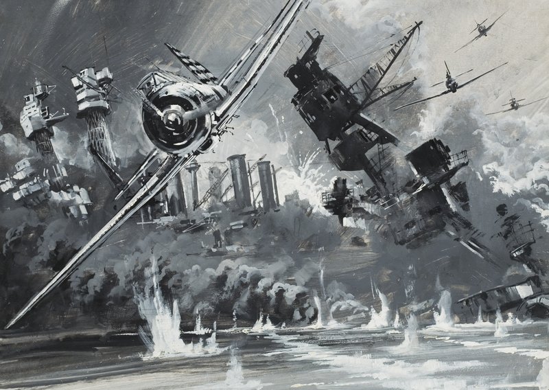 Pearl Harbour, 7th December 1941 by Graham Coton