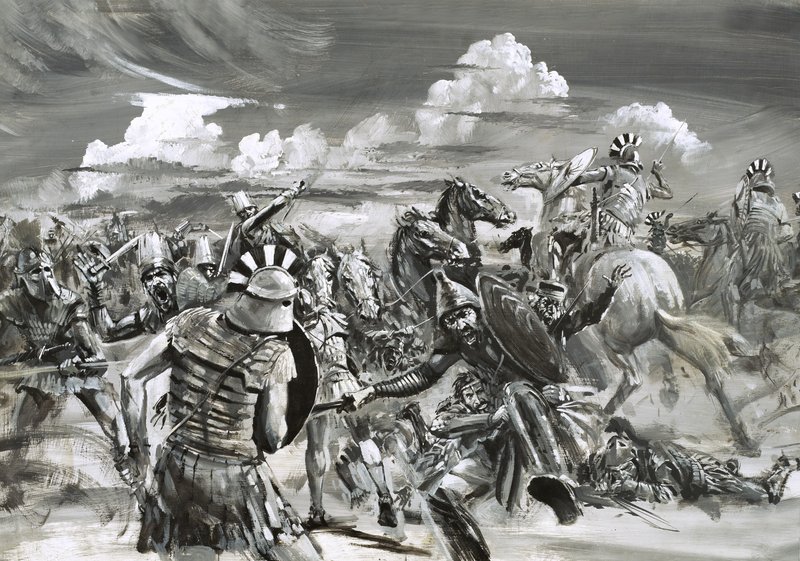 Victory at Gaugamela for Alexander the Great by Graham Coton