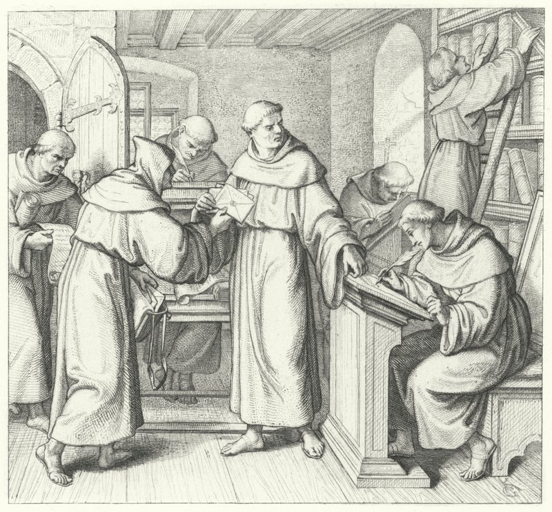 Martin Luther, Vicar of Saxony and Thuringia by Gustav Ferdinand Leopold Konig