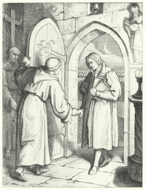 Martin Luther Entering St Augustine
