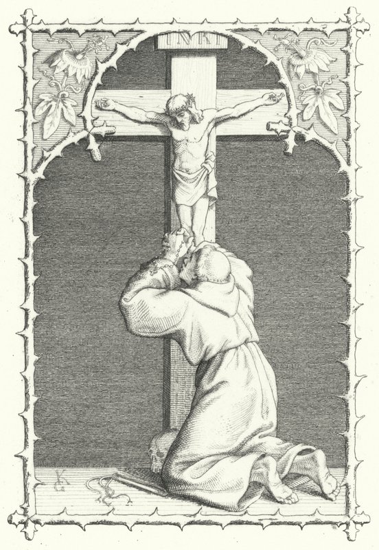 Martin Luther in spiritual torment by Gustav Ferdinand Leopold Konig