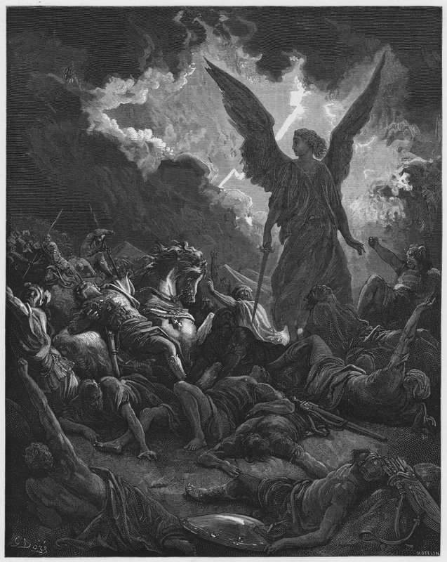 Destruction of the Army of Sennacherib by Gustave Dore