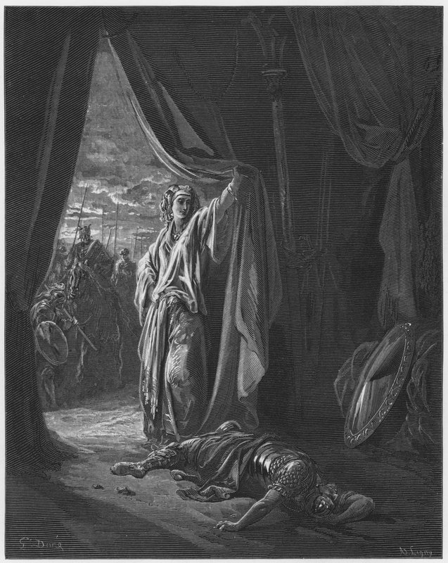 Jael and Sisera by Gustave Dore