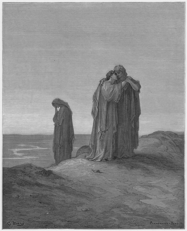 Naomi and Her Daughter-in-Law by Gustave Dore