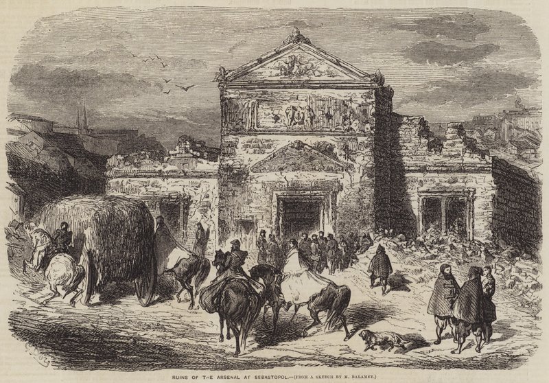 Ruins of the Arsenal at Sebastopol by Gustave Dore