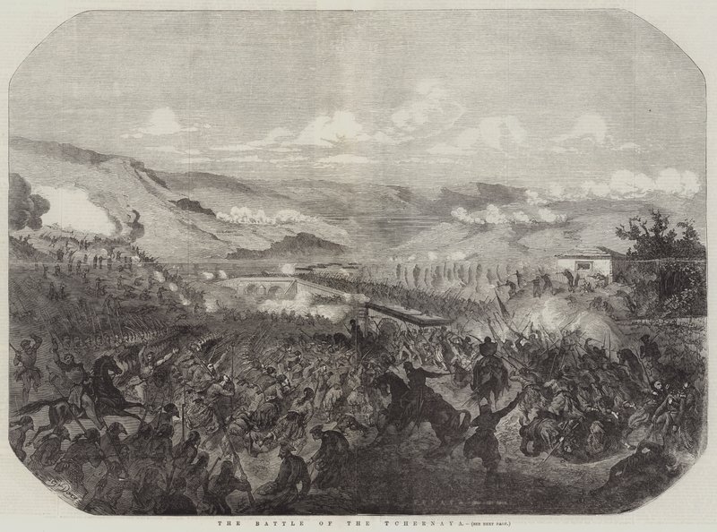 The Battle of the Tchernaya by Gustave Dore