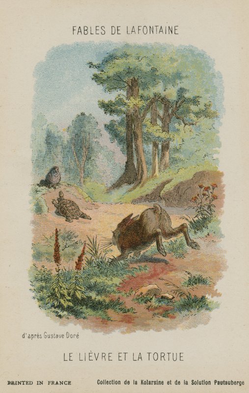The Tortoise and the Hare by Gustave Dore