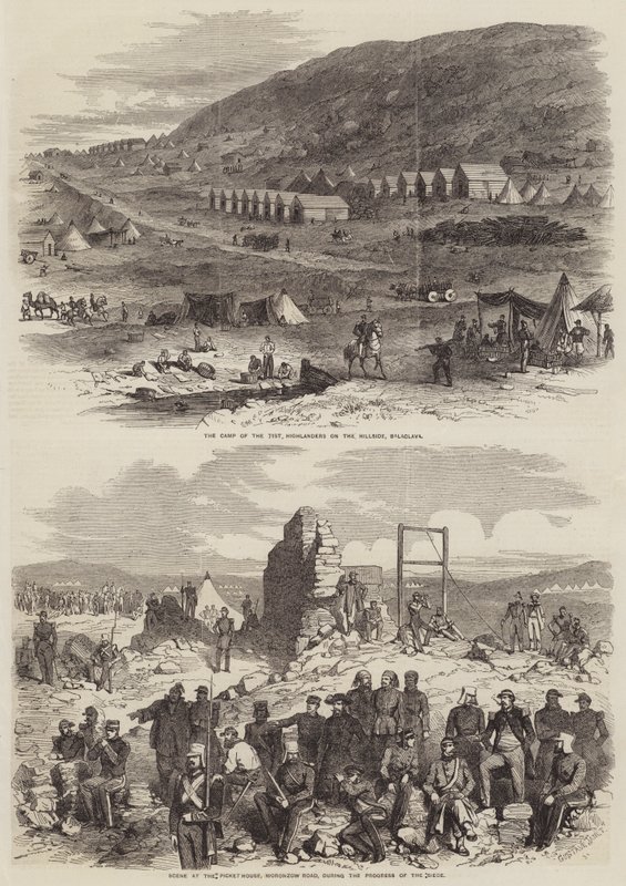 Sketches of the Crimean War by Gustave Janet