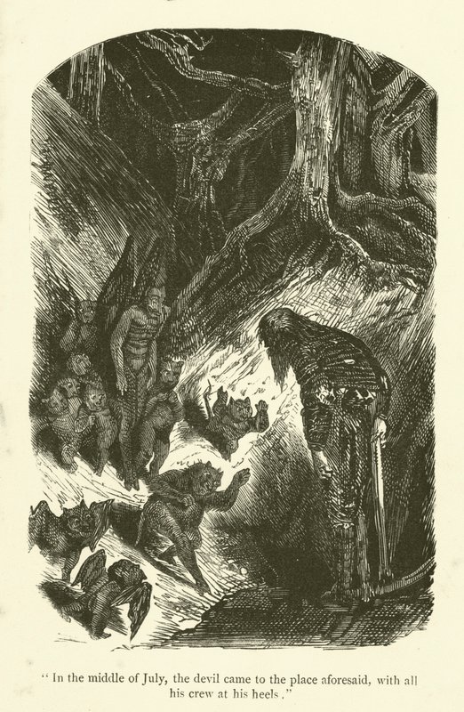 Illustration for the works of Rabelais by Gustave after Dore