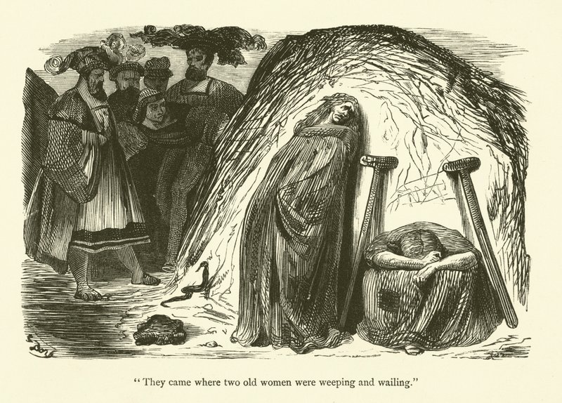 Illustration for the works of Rabelais by Gustave after Dore
