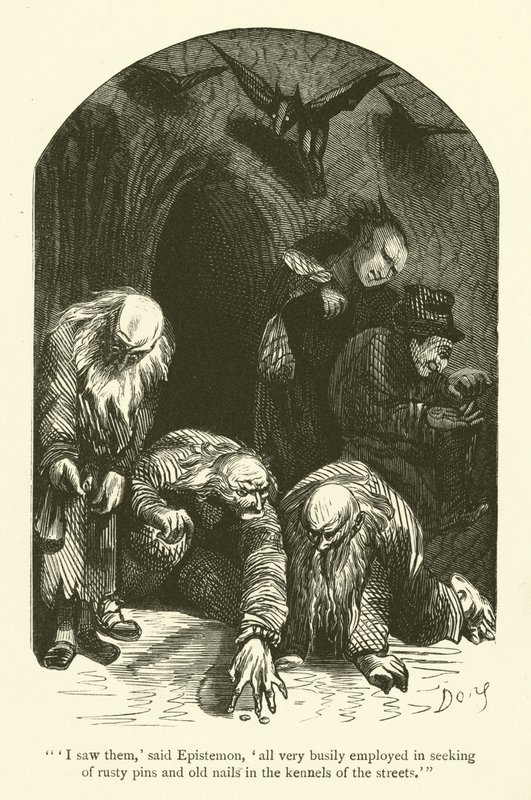 Illustration for the Works of Rabelais by Gustave after Dore