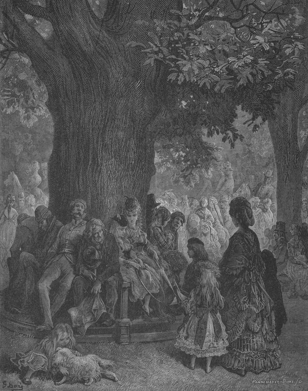 The Giant Tree at Kensington by Gustave after Dore