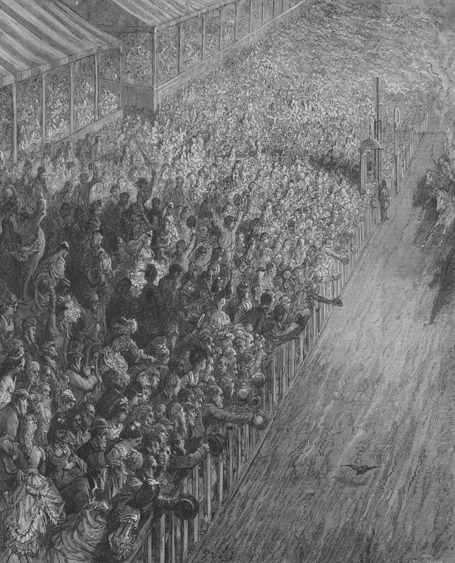 The Derby, The End of the Race by Gustave after Dore