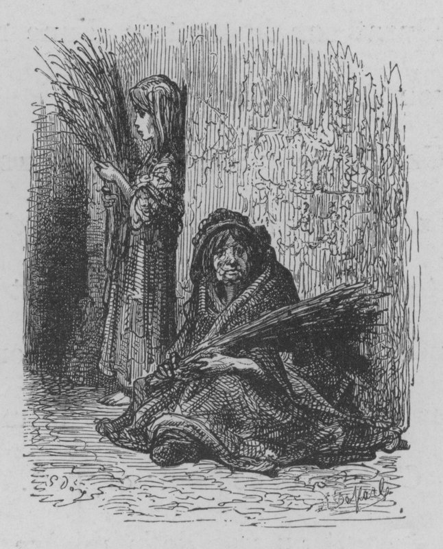 Lavender Sellers by Gustave after Dore