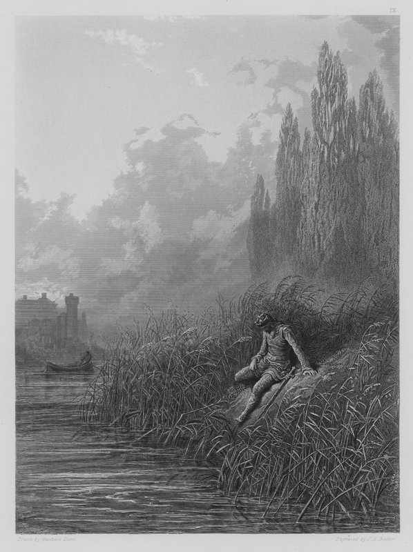 The Remorse of Lancelot by Gustave after Dore