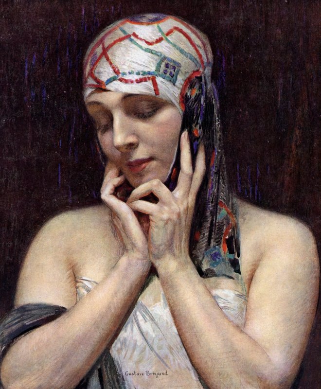 Meditation by Gustave Brisgand