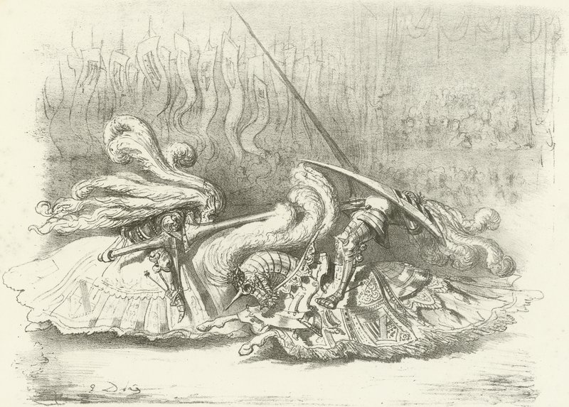 A Tournament - Beauty the Prize by Gustave Dore