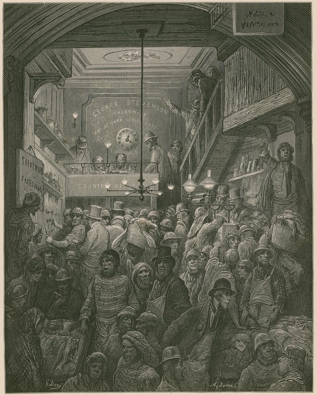 Billingsgate by Gustave Dore