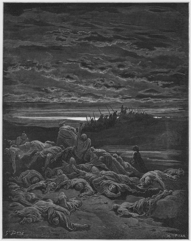 Death of the Sons of Jerubbaal by Gustave Dore