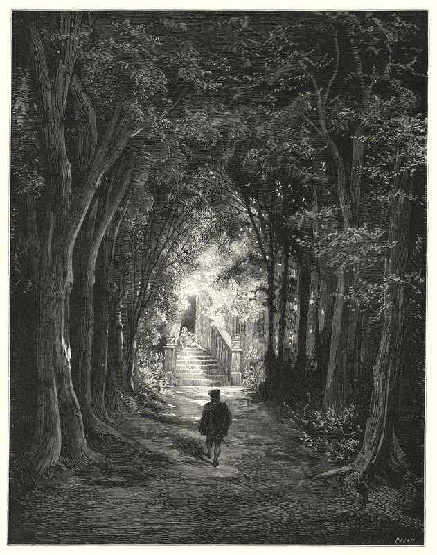 Sleeping Beauty (engraving) by Gustave Dore