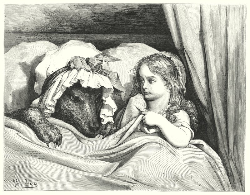 Little Red Riding Hood by Gustave Dore