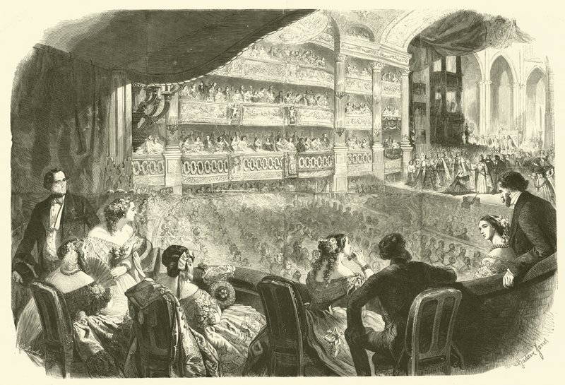 A Gala Performance at the Opera by Gustave Janet