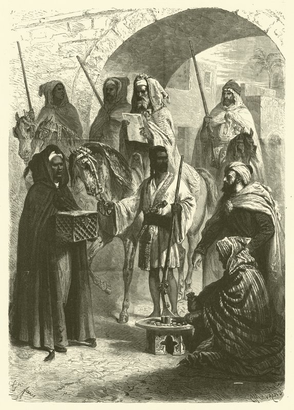 Tax collection in Morocco by Gustave Janet