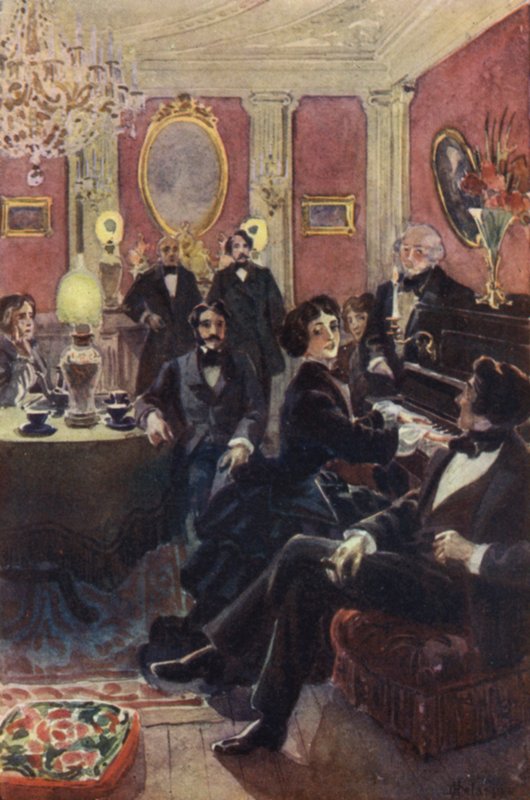 She Sat Down to the Piano and Struck the First Notes to a Polka by H. Delaspre