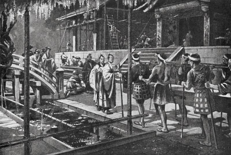 Building a New Palace for the Emperor by H. M. (after) Burton