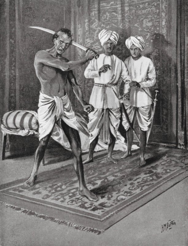 The Last Act of Malik Naib Kafur, AD 1316 by H. M. (after) Burton