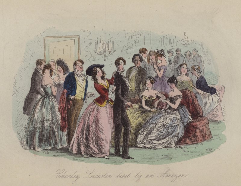 Illustration for Lewis Arundel or The Railroad of Life by Frank E Smedley by after Hablot Knight Browne