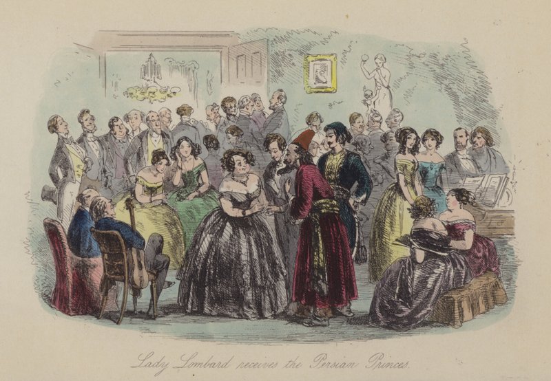 Illustration for Lewis Arundel or The Railroad of Life by Frank E Smedley by after Hablot Knight Browne