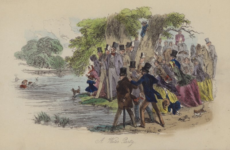 Illustration for Lewis Arundel or The Railroad of Life by Frank E Smedley by after Hablot Knight Browne