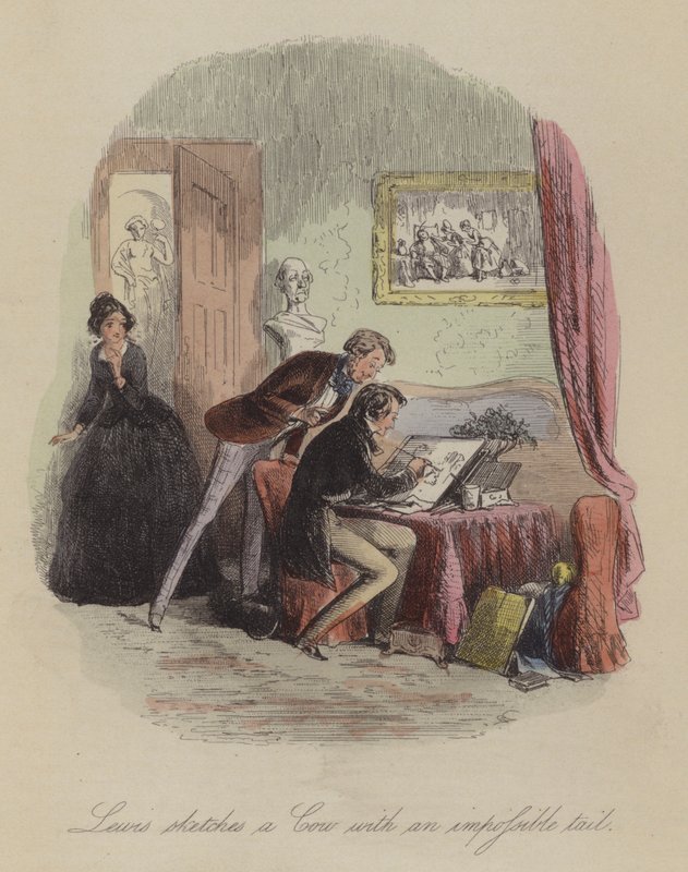 Illustration for Lewis Arundel or The Railroad of Life by Frank E Smedley by after Hablot Knight Browne