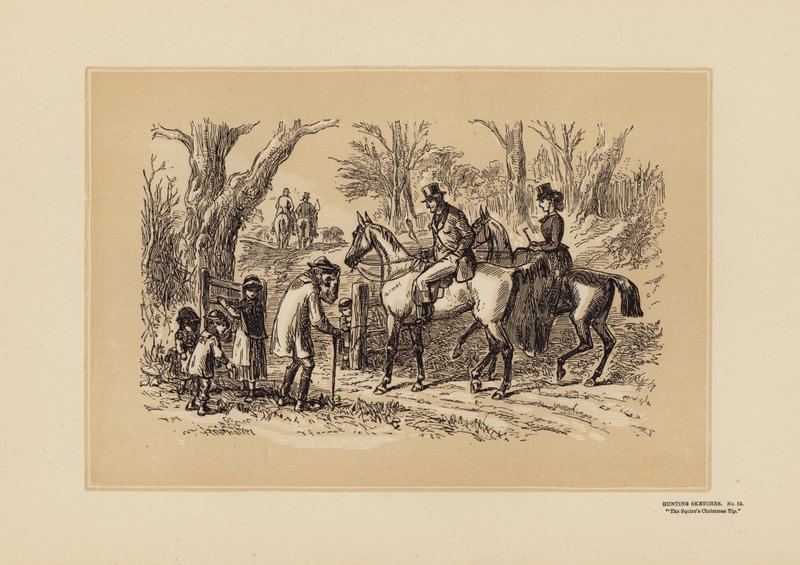 Hunting Sketches, No 12, The Squire