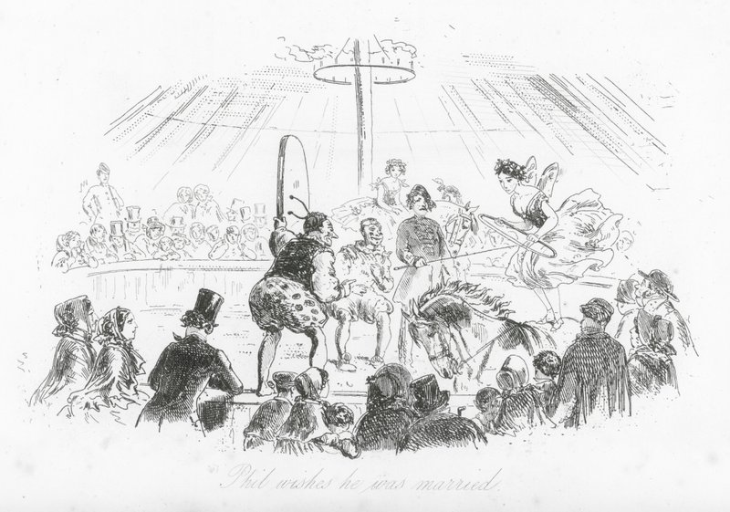 London Streets: Phil Wishes He Was Married by Hablot Knight (1815 92) Browne