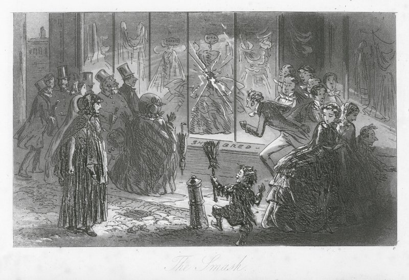 London Streets: The Smash by Hablot Knight (1815 92) Browne