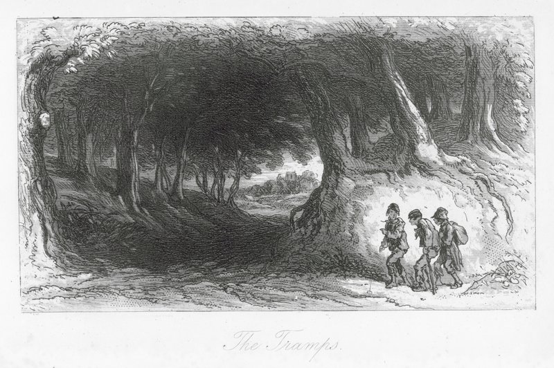 London Streets: The Tramps by Hablot Knight (1815 92) Browne
