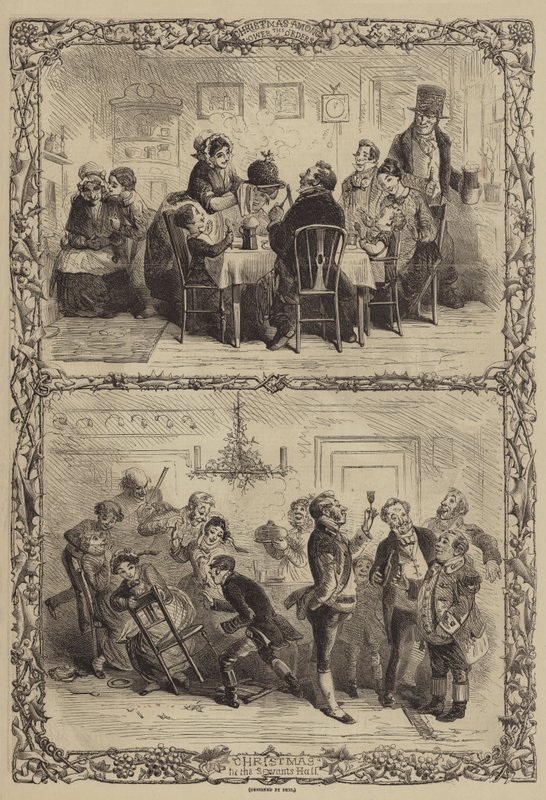 Christmas among the Lower Orders by Hablot Knight Browne