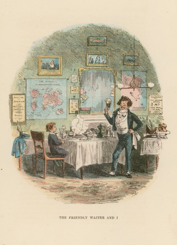 Illustration for David Copperfield by Hablot Knight Browne
