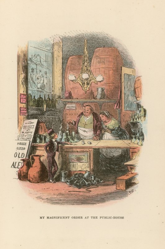 Illustration for David Copperfield by Hablot Knight Browne